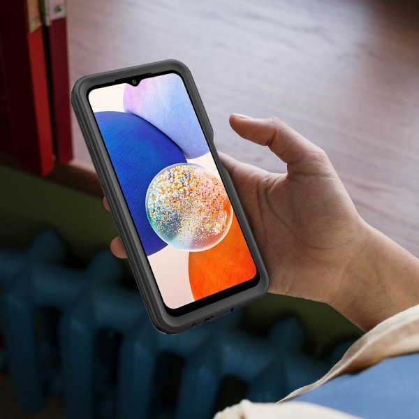 Redpepper Samsung Galaxy A14 Skal Vattentåligt IP68 Svart