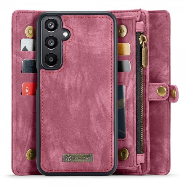 CaseMe Samsung Galaxy A15 Fodral 008 Series Löstagbart Skal Röd