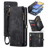 CaseMe Samsung Galaxy A15 Fodral 008 Series Löstagbart Skal Svart