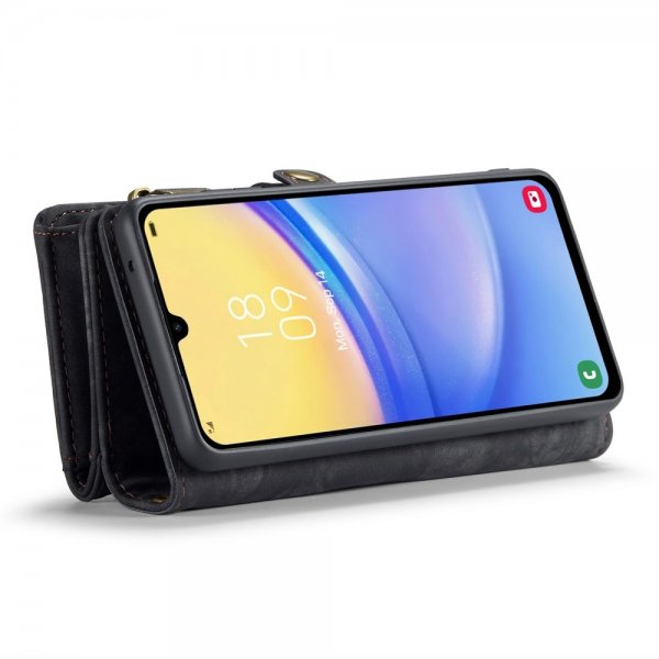 CaseMe Samsung Galaxy A15 Fodral 008 Series Löstagbart Skal Svart