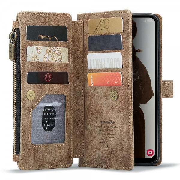CaseMe Samsung Galaxy A15 Fodral C30 Series Brun