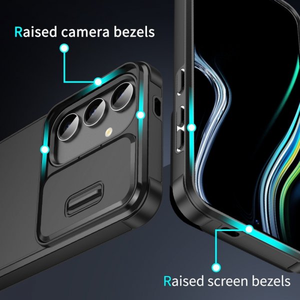 Samsung Galaxy A15 Skal Camera Slide Svart