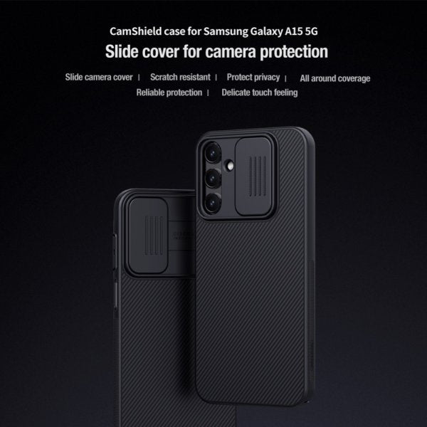 Nillkin Samsung Galaxy A15 Skal CamShield Svart