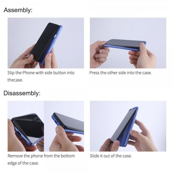 Nillkin Samsung Galaxy A15 Skal Super Frosted Shield Blå