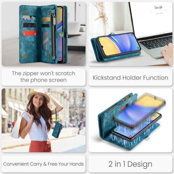 CaseMe Samsung Galaxy A16 Fodral 008 Series Löstagbart Skal Blå