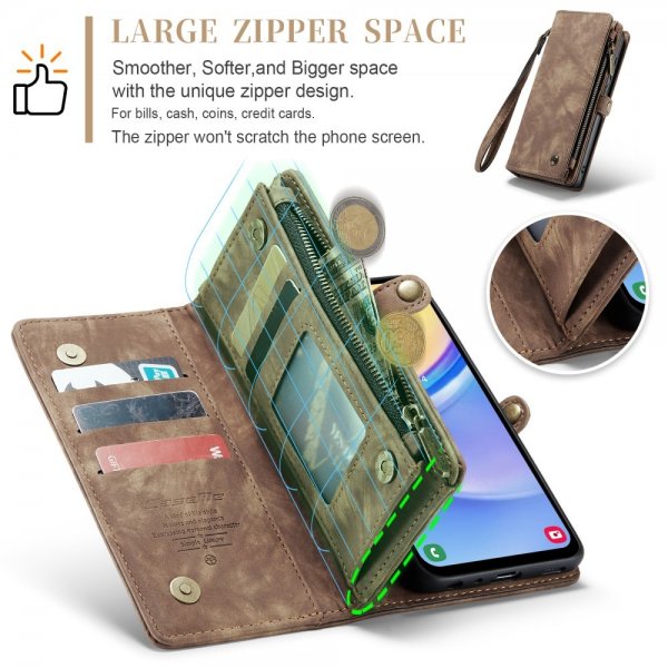 CaseMe Samsung Galaxy A16 Fodral 008 Series Löstagbart Skal Brun