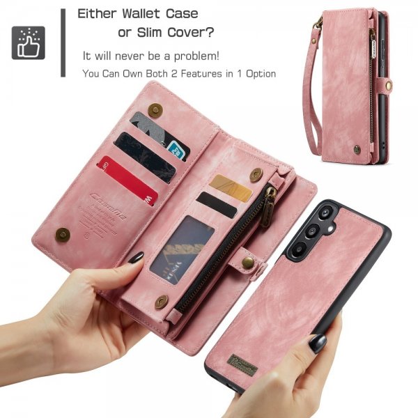 CaseMe Samsung Galaxy A16 Fodral 008 Series Löstagbart Skal Rosa
