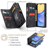 CaseMe Samsung Galaxy A16 Fodral 008 Series Löstagbart Skal Svart