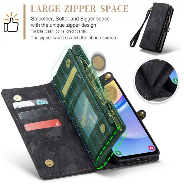CaseMe Samsung Galaxy A16 Fodral 008 Series Löstagbart Skal Svart