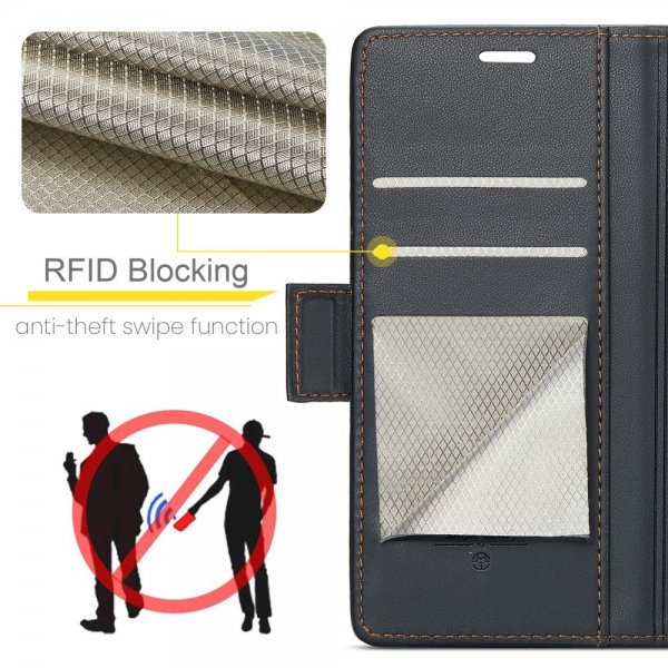 CaseMe Samsung Galaxy A16 Fodral 023 Series Svart