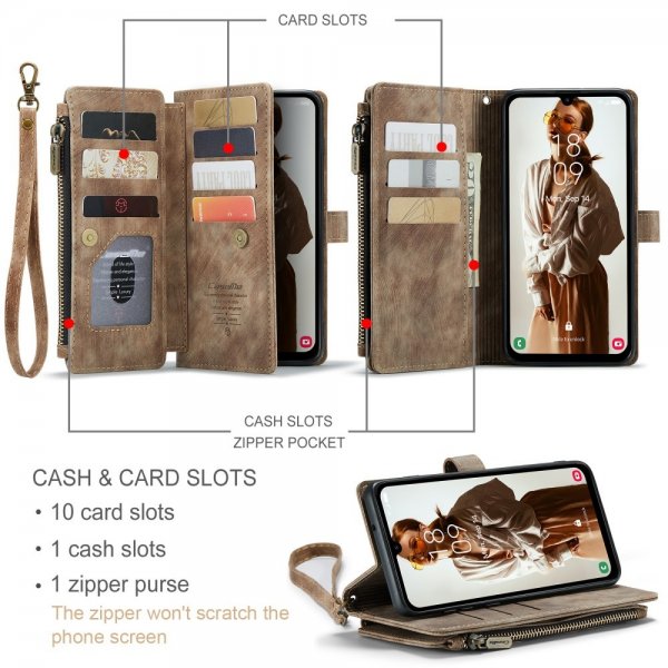 CaseMe Samsung Galaxy A16 Fodral C30 Series Brun