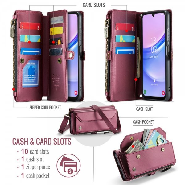 CaseMe Samsung Galaxy A16 Fodral C36 Series Röd