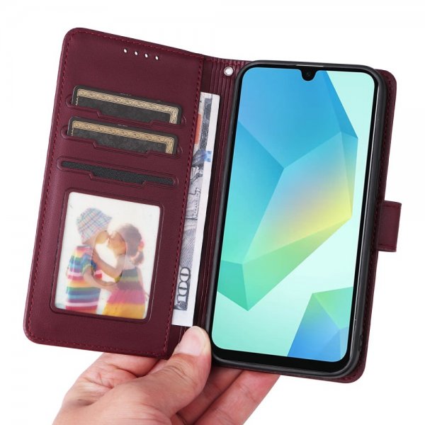 Betopnice Samsung Galaxy A16 Fodral med Löstagbart Skal 005 Röd