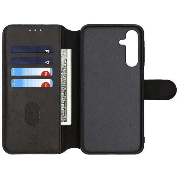 Rvelon Samsung Galaxy A16 Fodral 4 Kortfack Svart
