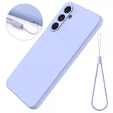 Samsung Galaxy A16 Skal med Strap Silikon Lila