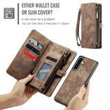 CaseMe Samsung Galaxy A17 Fodral 008 Series Löstagbart Skal Brun