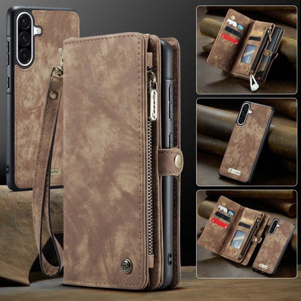 CaseMe Samsung Galaxy A17 Fodral 008 Series Löstagbart Skal Brun