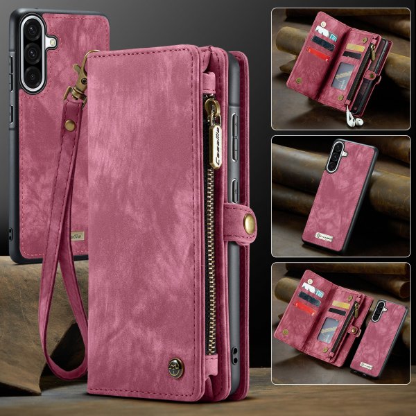 CaseMe Samsung Galaxy A17 Fodral 008 Series Löstagbart Skal Röd