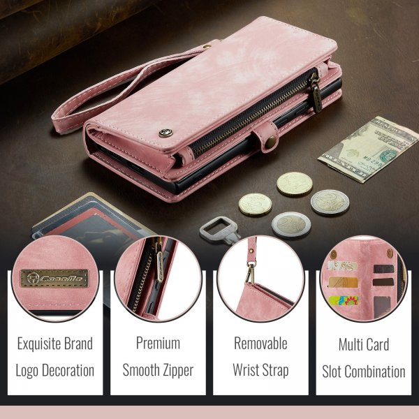 CaseMe Samsung Galaxy A17 Fodral 008 Series Löstagbart Skal Rosa