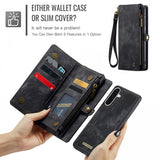 CaseMe Samsung Galaxy A17 Fodral 008 Series Löstagbart Skal Svart