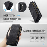 CaseMe Samsung Galaxy A17 Fodral 008 Series Löstagbart Skal Svart