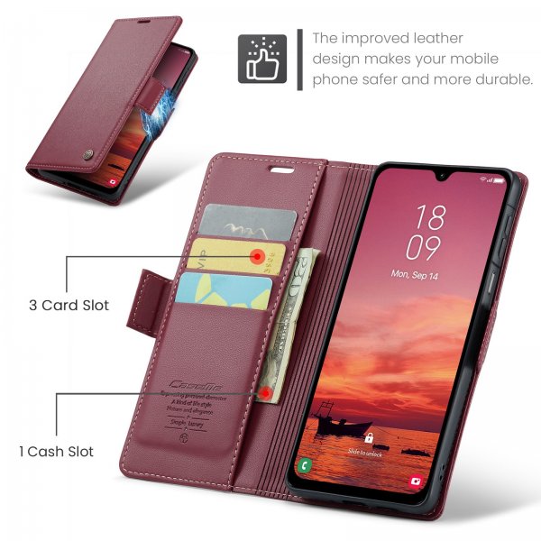 CaseMe Samsung Galaxy A17 Fodral 023 Series Röd