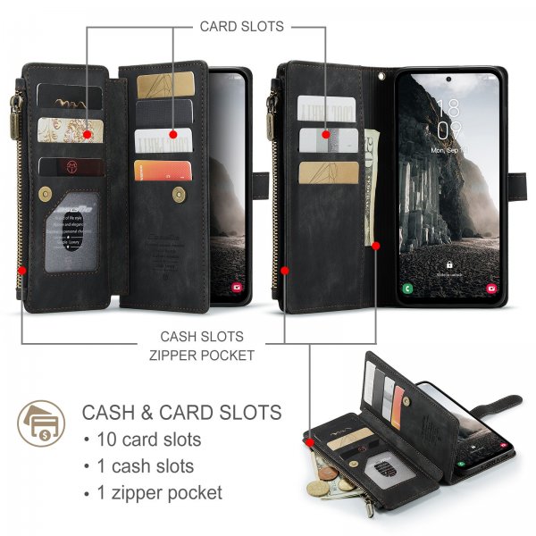 CaseMe Samsung Galaxy A17 Fodral C30 Series Svart