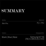 Dux Ducis Samsung Galaxy A17 Fodral Skin Pro Series Svart