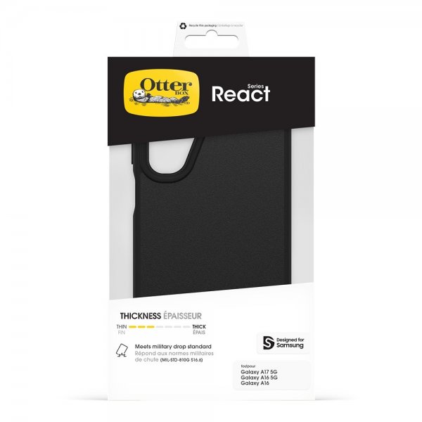 Otterbox Samsung Galaxy A17/Galaxy A16 Skal React Svart