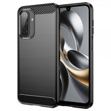Samsung Galaxy A17 Skal Borstad Kolfibertextur Svart