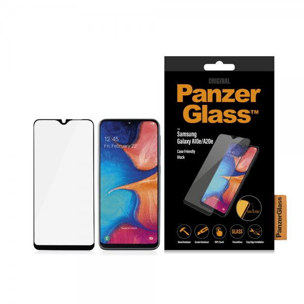 PanzerGlass Samsung Galaxy A20e Skärmskydd CaseFriendly Edge-to-Edge