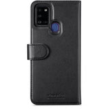 holdit Samsung Galaxy A21s Fodral Wallet Case Magnet Svart