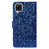 Samsung Galaxy A22 4G Fodral Glitter Stripe Blå