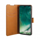 Xqisit Samsung Galaxy A22 4G Fodral Slim Wallet Selection Svart