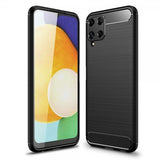 Samsung Galaxy A22 4G Skal Borstad Kolfibertextur Svart