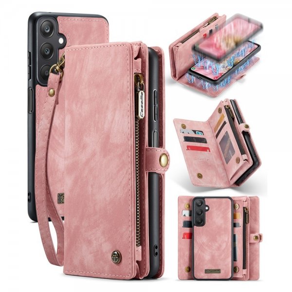 CaseMe Samsung Galaxy A25 Fodral 008 Series Löstagbart Skal Rosa