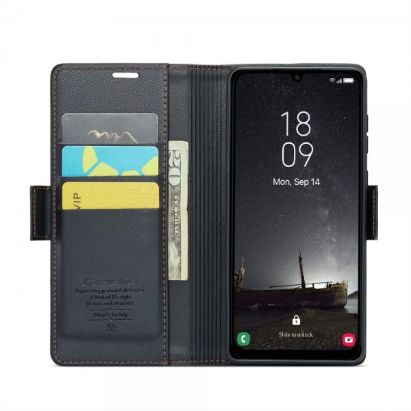 CaseMe Samsung Galaxy A25 Fodral 023 Series Svart