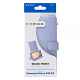 Vivanco Samsung Galaxy A25 Fodral Classic Wallet Lavendel