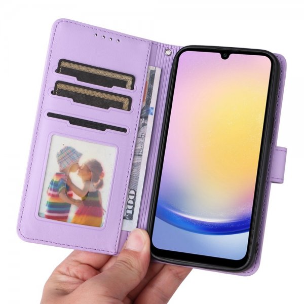 Betopnice Samsung Galaxy A25 Fodral med Löstagbart Skal 005 Lila