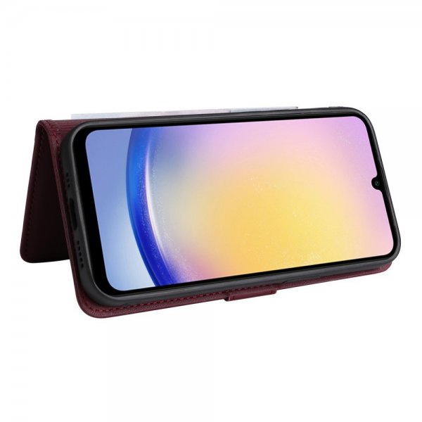Betopnice Samsung Galaxy A25 Fodral med Löstagbart Skal 005 Röd