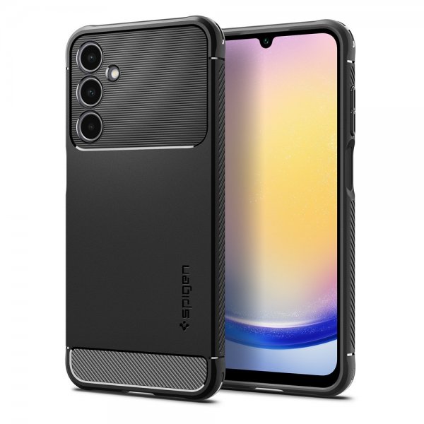 Spigen Samsung Galaxy A25 Skal Rugged Armor Matte Black