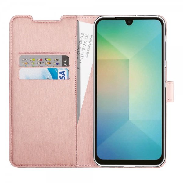 Vivanco Samsung Galaxy A26 Fodral Classic Wallet Roseguld