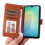 Betopnice Samsung Galaxy A26 Fodral med Löstagbart Skal 005 Brun