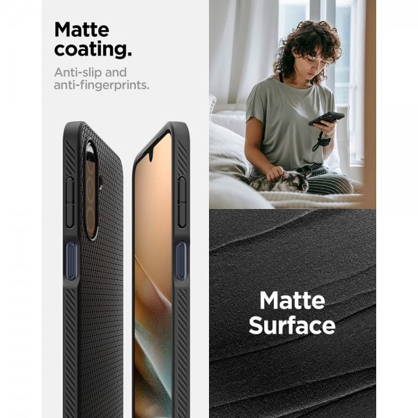 Spigen Samsung Galaxy A26 Skal Liquid Air Matte Black