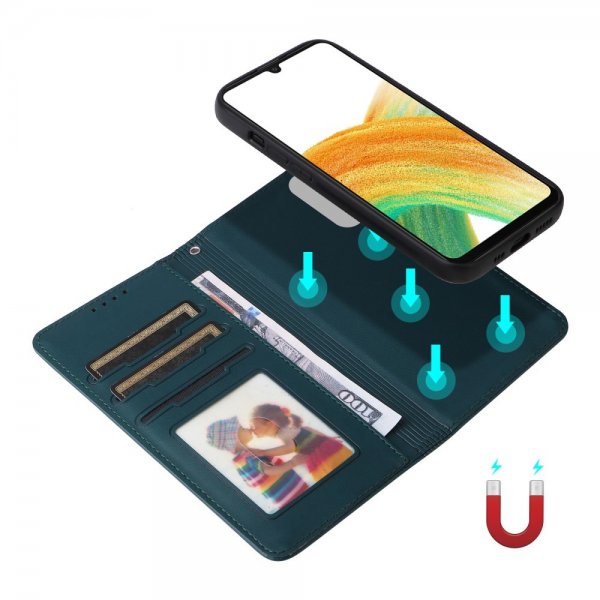 Betopnice Samsung Galaxy A33 5G Fodral med Löstagbart Skal 005 Blå