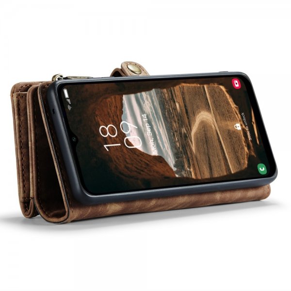 CaseMe Samsung Galaxy A34 5G Fodral 008 Series Löstagbart Skal Brun