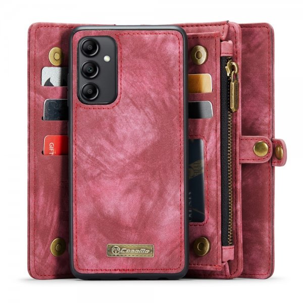 CaseMe Samsung Galaxy A34 5G Fodral 008 Series Löstagbart Skal Röd