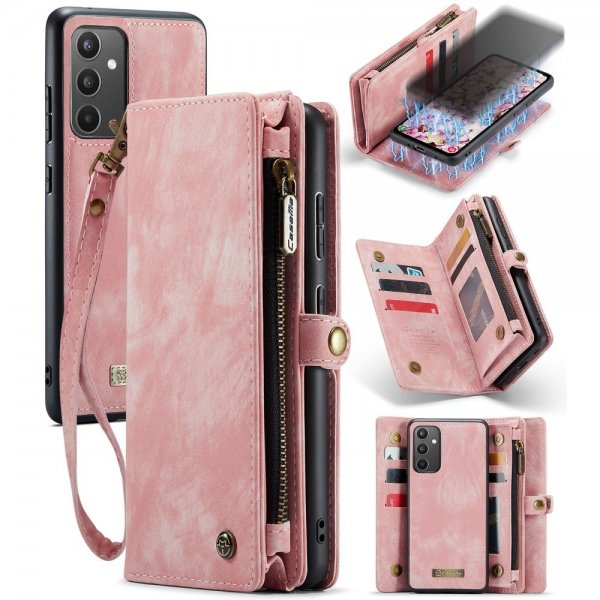 CaseMe Samsung Galaxy A34 5G Fodral 008 Series Löstagbart Skal Rosa