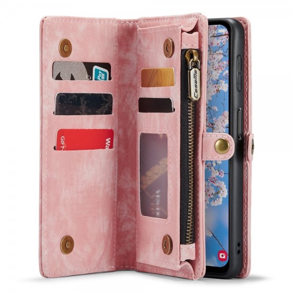 CaseMe Samsung Galaxy A34 5G Fodral 008 Series Löstagbart Skal Rosa