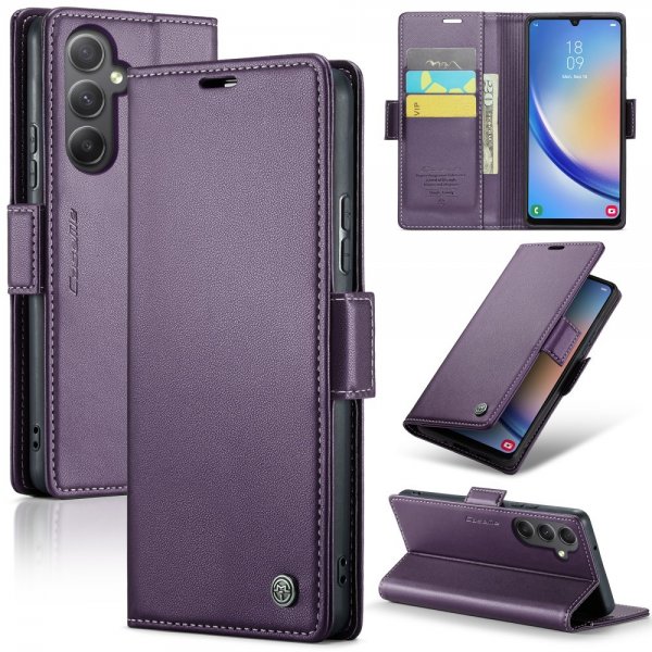 CaseMe Samsung Galaxy A34 5G Fodral 023 Series Lila